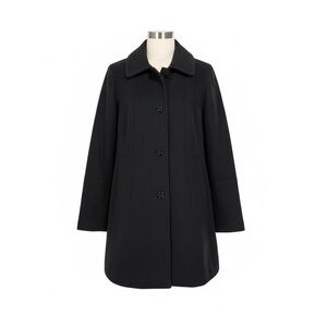 London Fog Charcoal Wool-Blend Coat – Women’s Large
